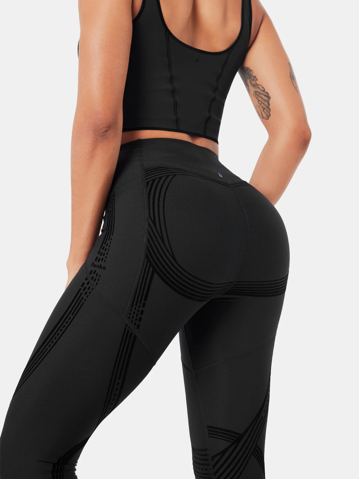 Body Sculpt Double Coverage Leggings - Image 11