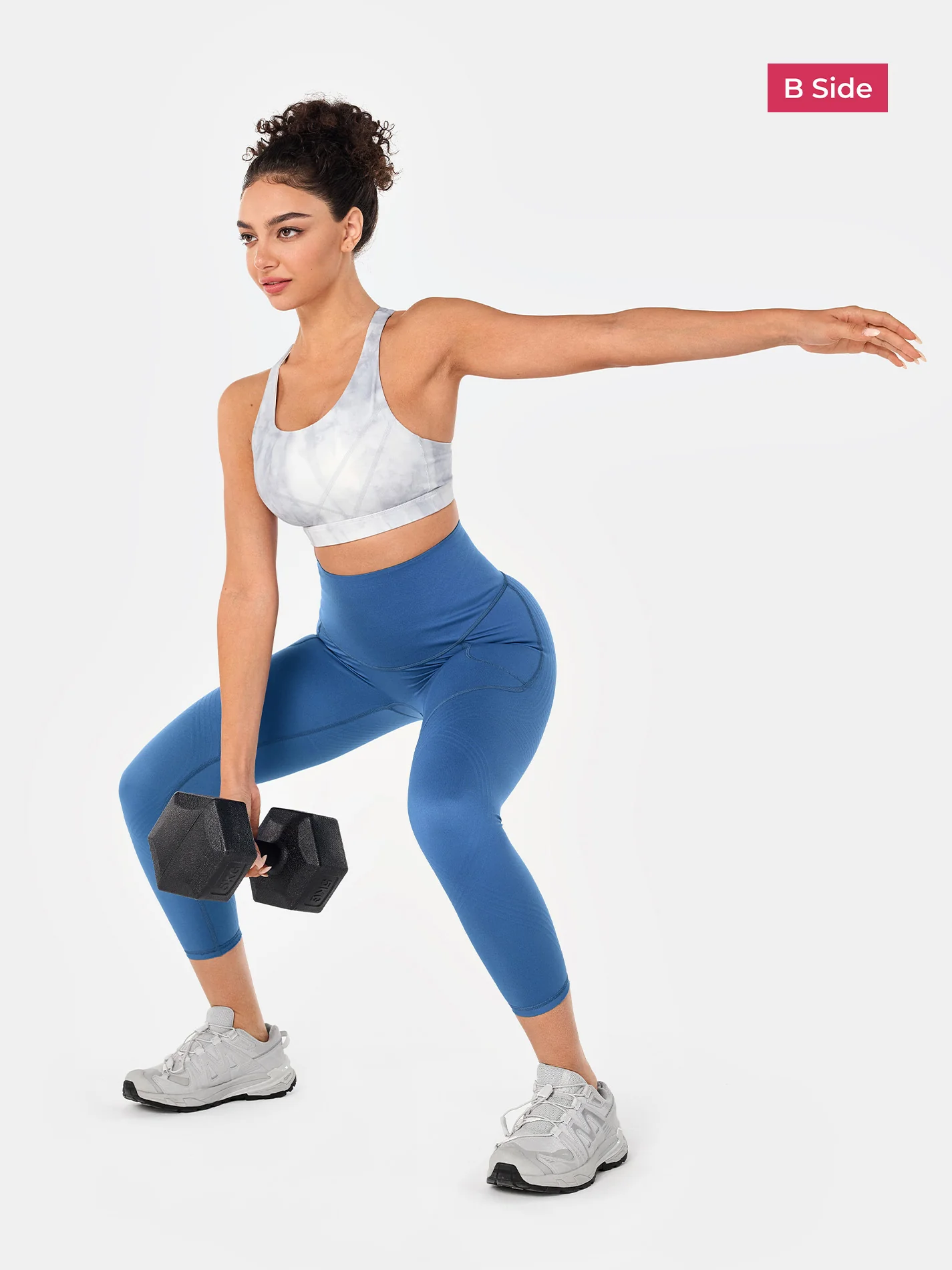 Body Sculpt Side Pocket 7/8 Leggings 2.0 (Reversible Wear) - Image 8